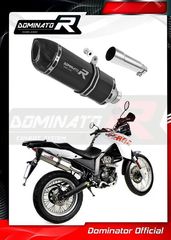 Dominator Εξάτμιση Τελικό HP1 Black S.Steel/Carbon End Derbi Terra Adventure 125 2008 - 2015 Με Σιγαστήρα