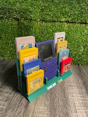  3D printed βάση για GameBoy Color και 8 κασέτες (GameBoy Color Stand)