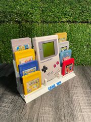  3D printed βάση για GameBoy Classic και 8 κασέτες (GameBoy Classic Stand)