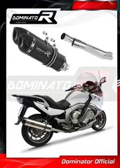 Dominator Εξατμίσεις Διπλά Τελικά HP1 Black S.Steel/Carbon End BMW K 1600 GT/GTL 2011 - 2020 Με Σιγαστήρα 