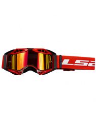 LS2 MX Μάσκα Aura Pro Red Lens Iridium
