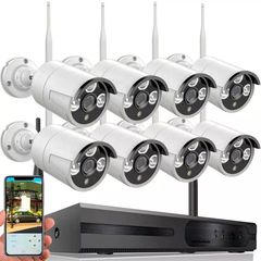 GloboStar Ολοκληρωμένο Σύστημα CCTV Wi-Fi με 8 Ασύρματες Κάμερες 86038