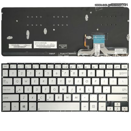 Πληκτρολόγιο Laptop Keyboard for ASUS 0KNB0-362BWB00 0KNB0-362AAR00 0KNB0-362BCZ00 0KNB0-362AFR00 0KNB0-362BFR00 0KNB0-362AGE00 0KNB0-362BGE00 0KNB0-362AIT00 OEM(Κωδ.40888USSILNOFRBL)