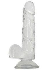 Toyz4Lovers Real Rapture Clear Jelly Dildo - Large Ρεαλιστικό Ομοίωμα Πέους