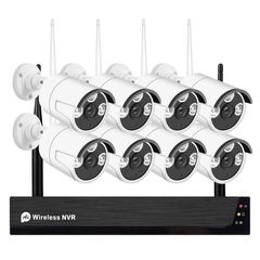 ΣΕΤ WIFI 8 KAMEΡΕΣ 1080 P ΑΣΥΡΜΑΤΕΣ ΜΕ ΑΣΥΡΜΑΤΟ ΚΑΤΑΓΡΑΦΙΚΟ 8 ΚΑΝΑΛΙΩΝ 3mp
