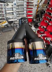 ΜΠΟΥΚΑ REMUS ΙΝΟΧ 230-76-76-60mm (Φ76) ΜΕ ΜΠΛΕ ΑΠΟΛΗΞΗ υπάρχει δεξιά και αριστερή KARALOIZOS exhaust