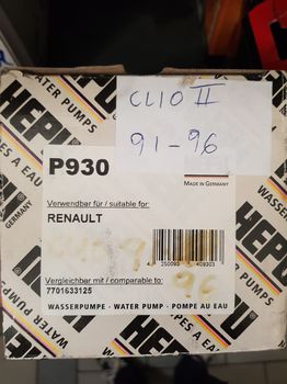 Αντλία Νερού HEPU Renault Clio 2