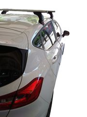 Μπαρες για Μπαγκαζιερα - Kit Μπάρες οροφής Αλουμινίου NORDRIVE Silenzio - Πόδια για Ford Fiesta 2013-2017 & 2017-2021 2 τεμάχια