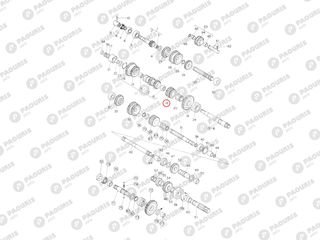 Γρανάζι - κόμπλερ 27 δόντια Yanmar: 194190-26332-thumb-1
