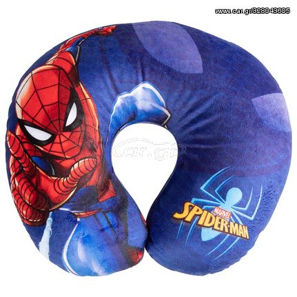 Παιδικό Μαξιλαράκι Αυχένα Ταξιδιού Marvel\'s Spider-Man 27cm x 23cm Μπλε 1 Τεμάχιο