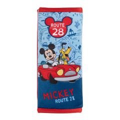 Μαξιλαράκι Ζώνης Ασφαλείας Mickey - Pluto \'\'Route 28\'\' Βελούδινο Μπλε-Κόκκινο 1 Τεμάχιο