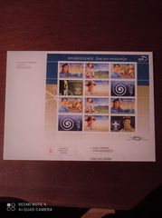 Greece stamps Scouts Minisheet 2002 Unofficial FDC, cat. 100E, low price