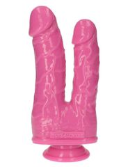 Διπλό Ομοίωμα Πέους Italian Cock Romolo and Remo Double Dildo (Ροζ) - Toyz4lovers