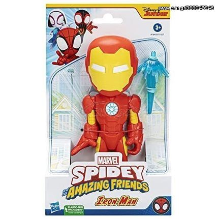 Hasbro Disney Marvel: Spidey and his Amazing Friends - Iron Man Supersized Hero Figure (F6164)