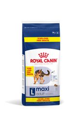 Ξηρά Τροφή Royal Canin Maxi Adult 15Kgr + 3kg ΔΩΡΟ για Ενήλικους Σκύλους Μεγαλόσωμης Φυλής (Από 26 Μέχρι 44 Kg)