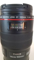 Canon lens EF 100mm f2.8L Macro IS USM, Full frame