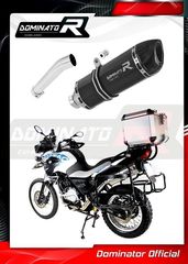 Domiminator Εξάτμιση Τελικό HP1 Black S.Steel/Carbon End BMW G 650 GS 2011 - 2018 Με Σιγαστήρα