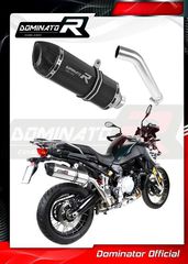 Dominator Εξάτμιση Τελικό HP1 Black S.Steel/Carbon End BMW F 750 GS 2021 - 2022 Με Σιγαστήρα