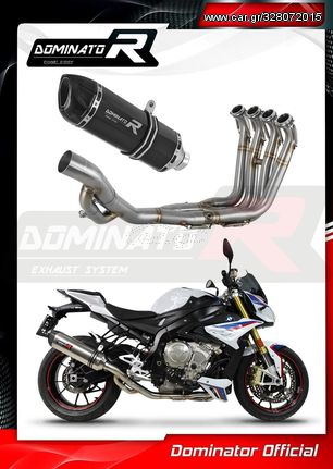 Dominator Εξάτμιση Ολόσωμη 4-2-1 HP1 Black S.Steel/Carbon End BMW S 1000 R 2017 - 2020 Με Σιγαστήρα