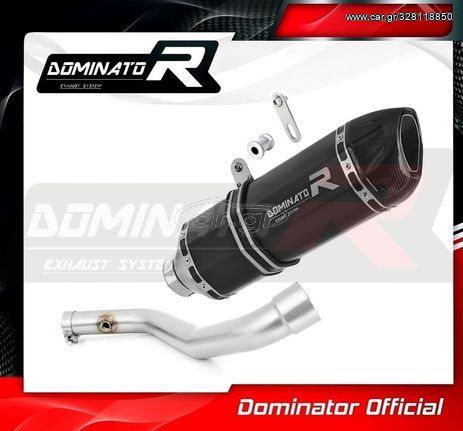 Dominator Εξάτμιση Τελικό  HP1 Black  S.Steel/Carbon End BMW R 1100 R Με Σιγαστήρα