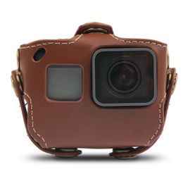 Ruigpro GP414 Δερμάτινη Προστατευτική Θήκη για Gopro Hero 7/6 (Brown)