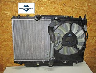 SUZUKI SX4/EY_/GY_, FIAT SEDICI/189_ (2006-2014), Σετ Ψυγείο νερού+ βεντιλατέρ A/C, 1.9DDiS/1.9D Multijet, με κωδικούς 17700-79J50, 0650007340