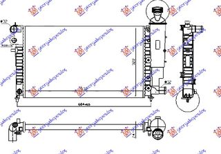 ΨΥΓΕΙΟ ΧΝ/XR (53x32) RALLY (ΤΑΠΑ ΒΙΔΩΤΗ)  για CITROEN SAXO 96-99