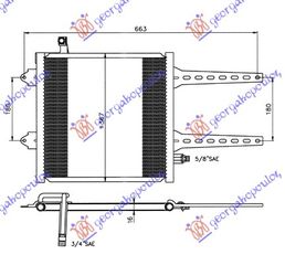 ΨΥΓΕΙΟ A/C (33.5x36.5x2.2) (ΠΑΡ.ΔΙΑΓΩΝΙΑ  για SEAT AROSA 97-00