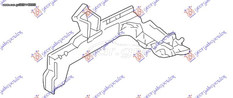 ΣΑΣΙ ΕΜΠΡΟΣ (Γ) ΑΡΙΣΤΕΡΗ ΠΛΕΥΡΑ για HYUNDAI ACCENT H/B-L/B 03-05