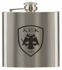 Flask Φλασκί Ποτού ΑΕΚ με Ανεξίτηλη Χάραξη Lazer (254) - 180ml