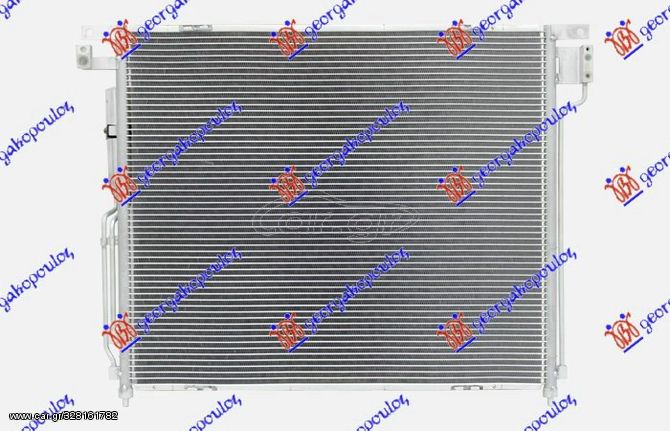 ΨΥΓΕΙΟ A/C 2.5 TD (64.5x57x1.6)  για NISSAN P/U (D40) NAVARA 2WD-4WD 10-15