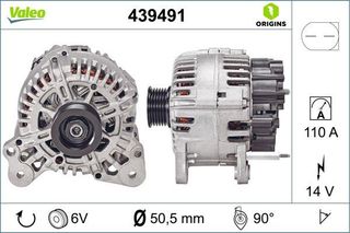 Δυναμό & εναλλάκτης ρεύματος VALEO 439491