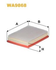 Φίλτρο αέρα WIX FILTERS WA9868