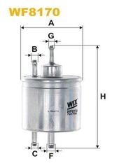 Φίλτρο καυσίμων WIX FILTERS WF8170