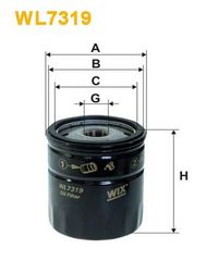 Φίλτρο λαδιού WIX FILTERS WL7319