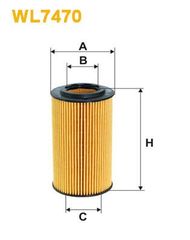 Φίλτρο λαδιού WIX FILTERS WL7470