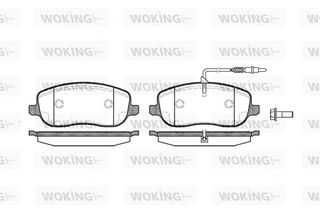 Σετ τακάκια εμπρός WOKING P979312