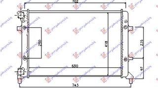 ΨΥΓ.1.4-1.6-2.0FSI/SDI Μ/Α +A/C(65x41,5) (MECANICAL)  για VW CADDY 04-10