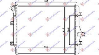 ΨΥΓΕΙΟ 2.0 TDi ΠΕΤΡΕΛΑΙΟ (650x450) (MAHLE BEHR)  για VW PASSAT CC 08-12