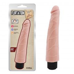 Ρεαλιστικός Δονητής Flirtation Vibrating Dildo 24 cm (Light) - Chisa