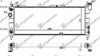 ΨΥΓΕΙΟ 1.4-1.6 +A/C (68x28)ΑΥΤΟΜ (ΠΑΡΟΧ.ΔΙΑΓΩΝ.)  για OPEL CORSA B 97-00