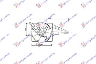 ΒΕΝΤΙΛ.ΨΥΓ.1.0-1.2cc -A/C  για OPEL CORSA B 97-00
