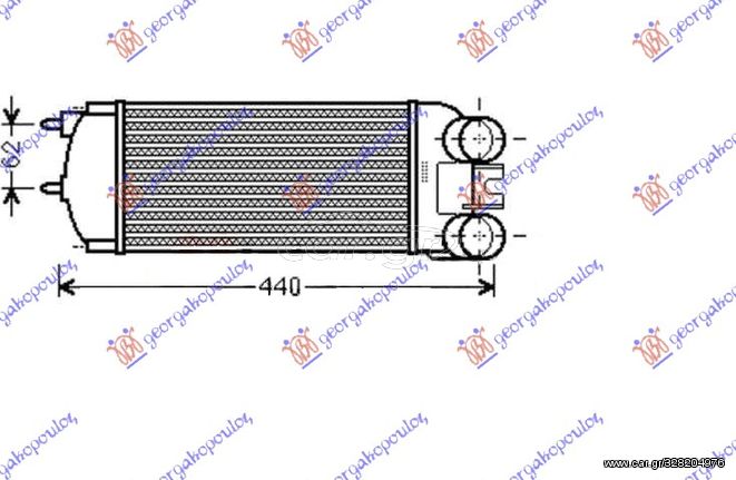 ΨΥΓΕΙΟ INTERCOOLER 1.6 HDI (300x148x85)  για CITROEN XSARA PICASSO 99-07