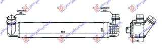 ΨΥΓΕΙΟ INTERCOOLER 1.6 dCi ΠΕΤΡΕΛΑΙΟ (650x105x76)  για RENAULT FLUENCE 10-13