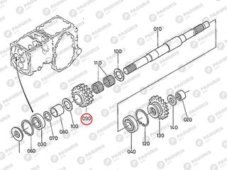 Γρανάζι διπλό 15, 21 δόντια Kubota: 67950-14640-thumb-1