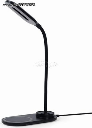 Gembird Desk Lamp With Wireless Charger Black - (TA-WPC10-LED-01)