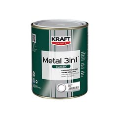 Αντισκωριακό χρώµα μετάλλων 0,75L KRAFT Metal 3 in 1 Classic