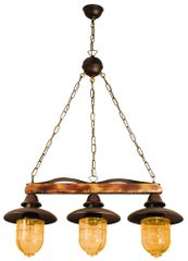 PDA 113-3 YL ΚΡΕΜ 3/Φ ΡΑΓΑ ΞΥΛΟ-ΣΚΟΥΡΙΑ 3ΧΕ27 ARlight 0101122