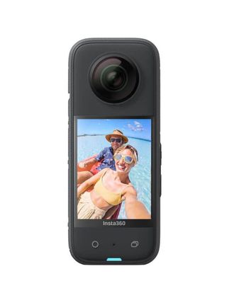 Insta360 X3 Action Camera 5K Λήψης 360° Υποβρύχια με WiFi Μαύρη με Οθόνη