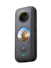 Insta360 One X2 Action Camera 5K Λήψης 360° Υποβρύχια με WiFi Μαύρη με Οθόνη 1.33"